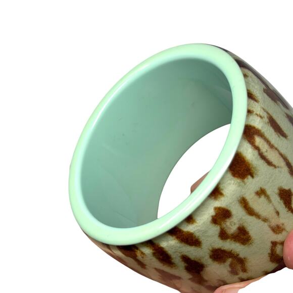 Dior Leopard-Print Cuff Bracelet - Picture 11 of 12